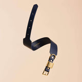 Dog Collar - Leather- Ink Blue - OLLIE & JAMES